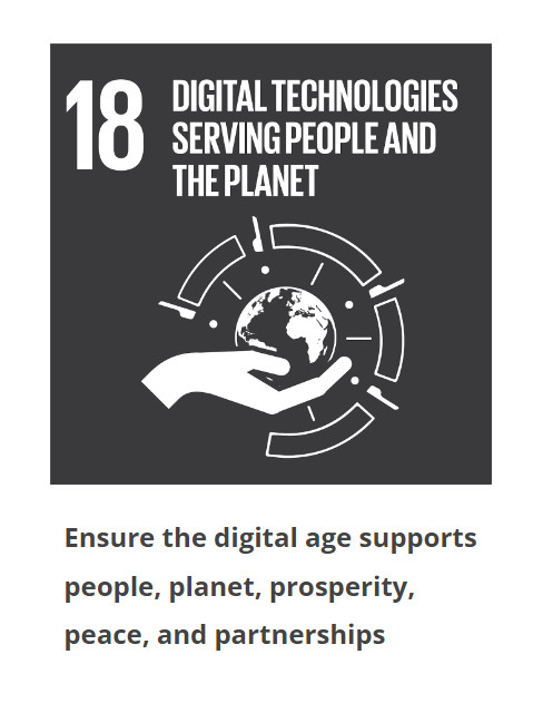推動『用數位科技為人類和地球謀福祉』成為第18項SDG 推動『用數位科技為人類和地球謀福祉』成為第18項SDG